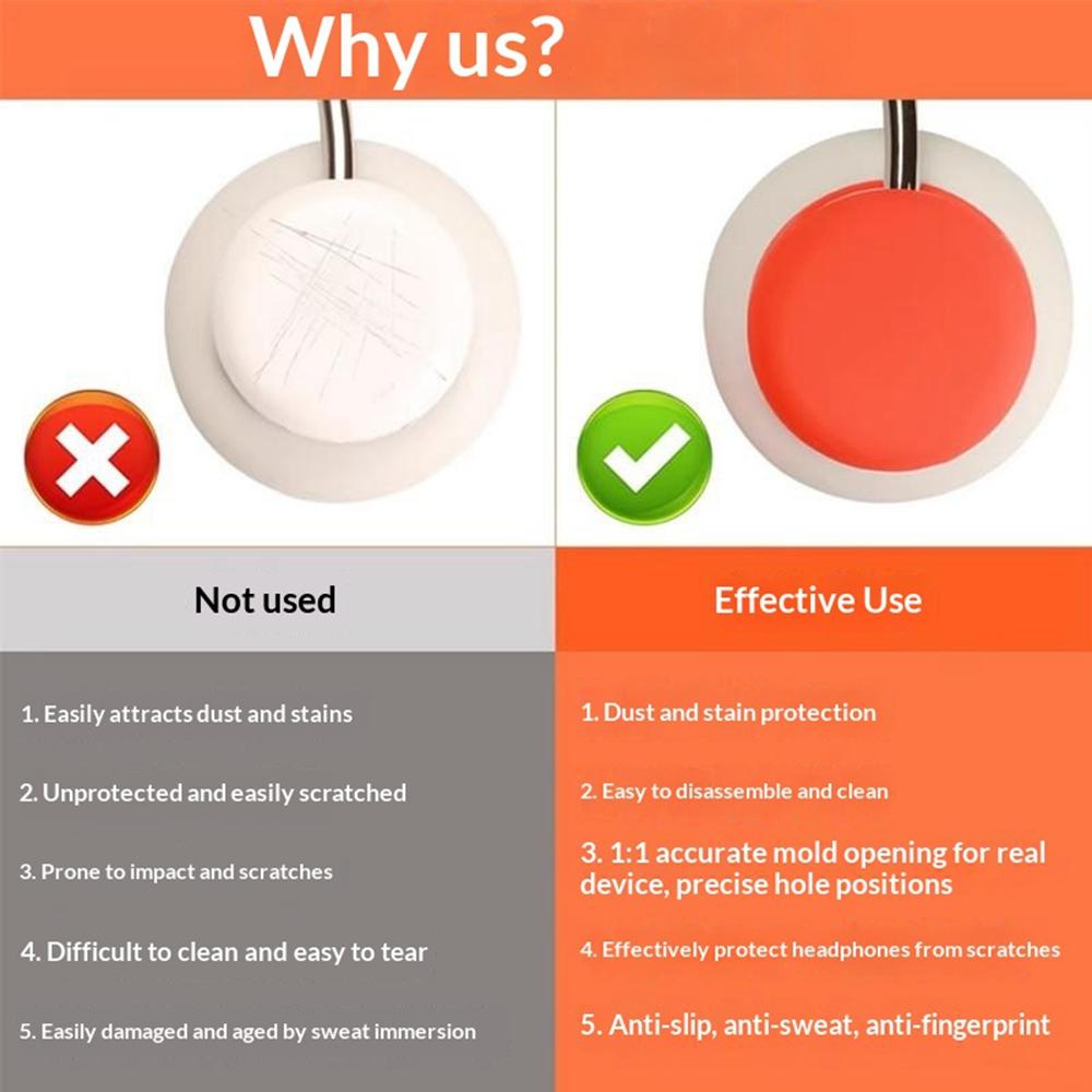 1 Paar Für CMF by Nothing Kopfhörer Pro Silikonhülle Kopfhörer Außenschale Schutzabdeckung