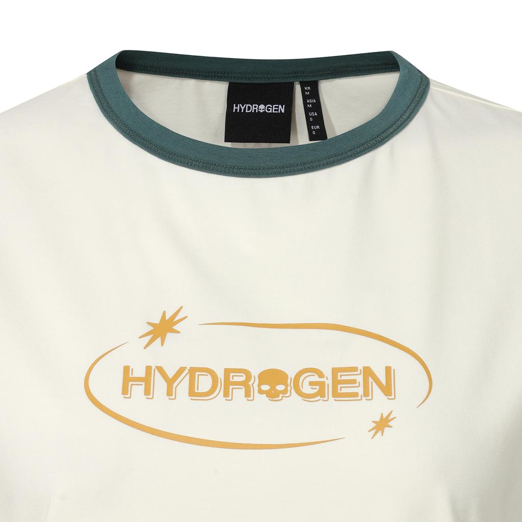 HYDROGEN Women'S Retro Color Block T-Shirt