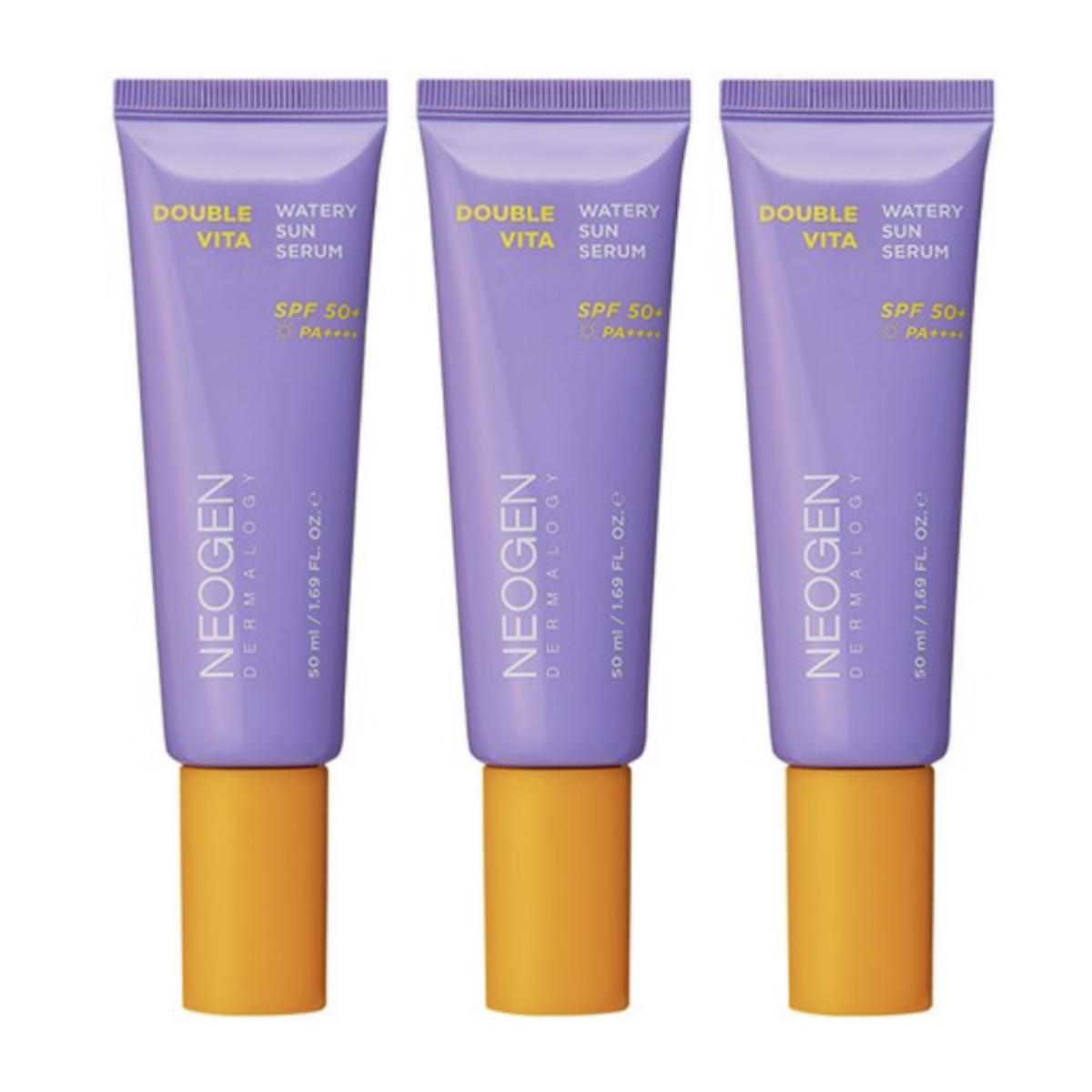 

[NEOGEN] Dermalogy Подвійна Вітамінова Водяна Сонцезахисна Сироватка SPF50+ 50мл 50ml X 3PCS