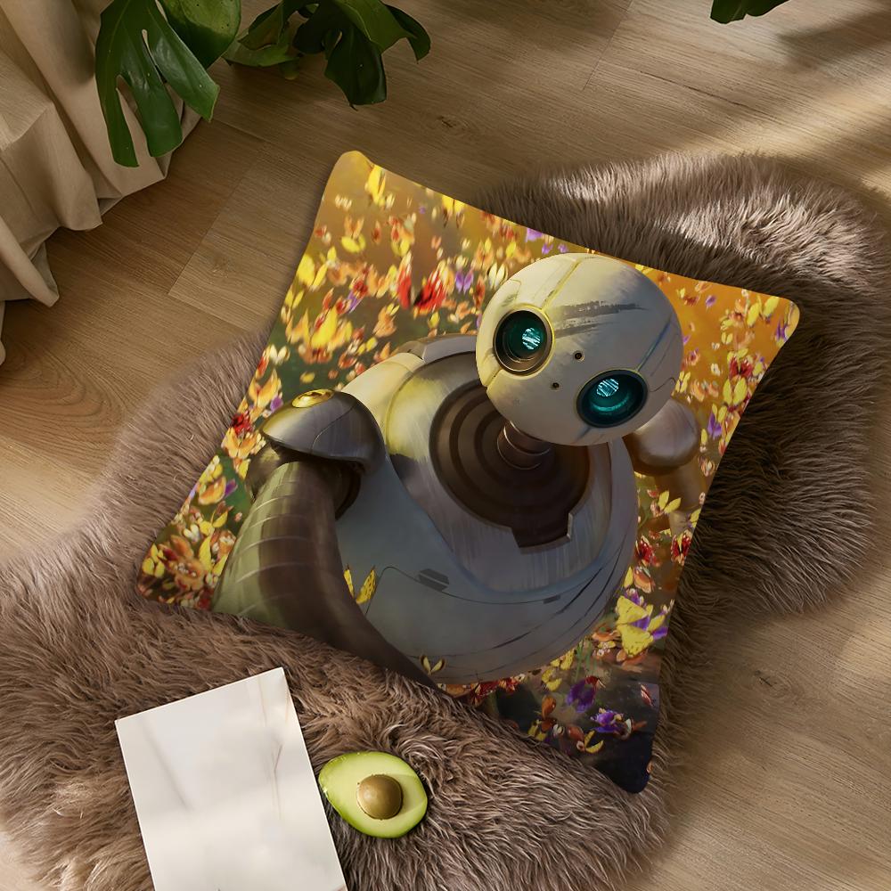 Film The W-Wild R-Robot Cute cushion For Bedroom Car Coffee Shop Room Soft and Living Room Sofa Decorative Pillow Cover Case
