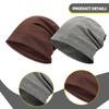 2 Pieces Winter Beanie Cap Sleeping Hat Slouchy Warm Soft Polyester Material Suitable for