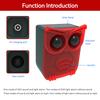New Motion Alarm Solar Sensor Home Security Alarm Animal Repeller Loud Noise Maker Deter Raccoons Deer Skunks Bears And Coyotes