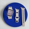 For Watch 9/8/7/SE Beveled Striped Silicone Gel Watch Band with Pin Buckle Sports-Style