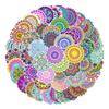 50 Mandala Sticker Pack for Notebooks, Skateboards, Water Bottles, Luggage, and More