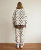 FUNFROMFUN Fleece Banding Jogger Pants, Floral