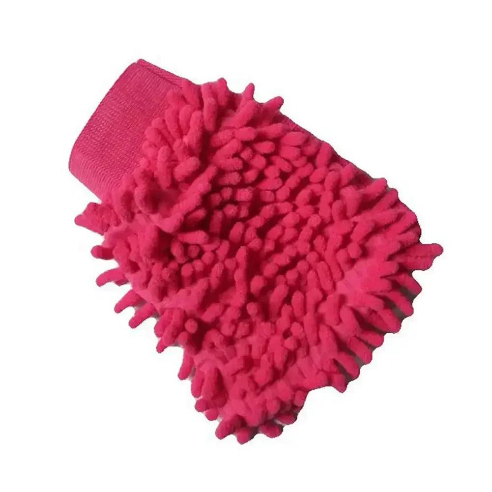 Car Wash Special Gloves Double-sided Coral Insect Car Cleaning Gloves Plush Bear Paw Car Cleaning Tools Chenille Supplies