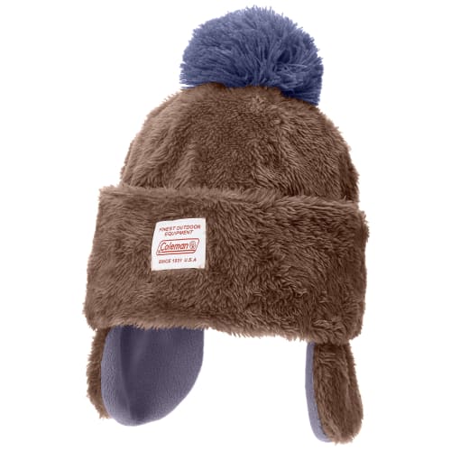 

вязаная шапка coleman kids boa 430-0011 коричневая