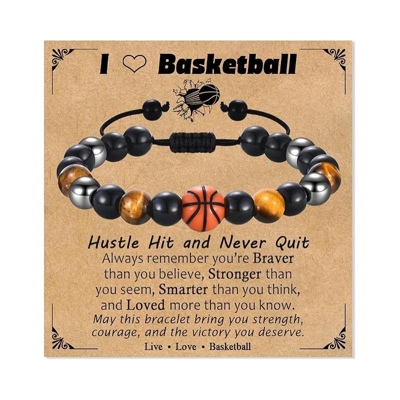 JYL TS Bracelet Adjustable Cross Sports Charm Ignites Passion Perseverance Basketball2 поразил