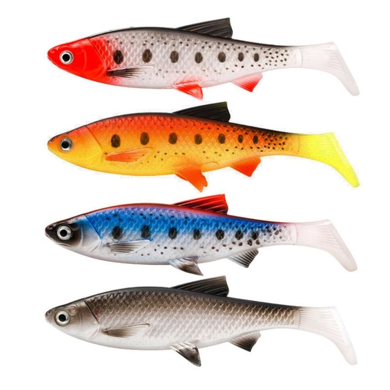 Flexible Fishing Baits Double Color Floating Lures Simulates Natural Lures for Various Water Conditions