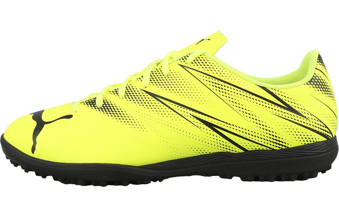 PUMA Attacanto Comfortable Round Toe TT Turf Abrasion Resistant Breathable Soccer Shoes Men s Yellow 107478-07 40
