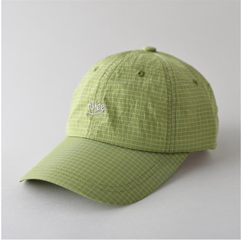 Lightweight 100% Polyester Japanese Style Baseball Cap for Outdoor Activities Quick-Drying & Breathable with Letter Design