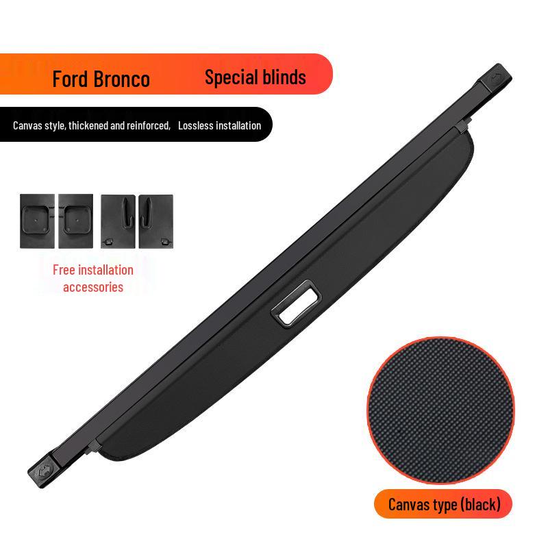 Ford Bronco Sport Retractable Cargo Cover & Trunk Sunshade