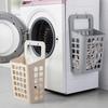 Folded Hanging Laundry Basket Draining Holes Dirty Laundry Organizer  Bedroom Closet