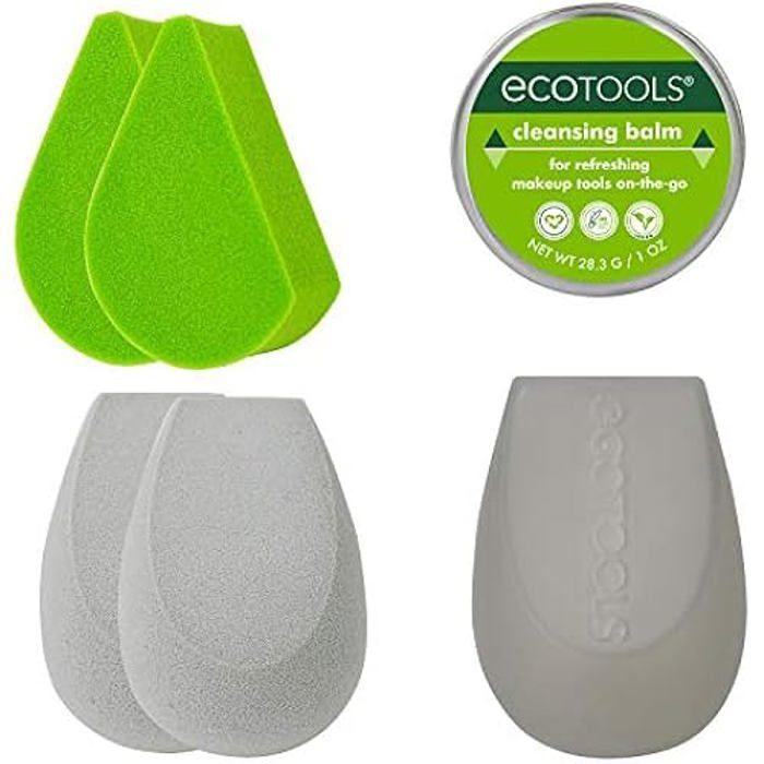 Coffret cadeau éponge de maquillage - EcoTools - Éponge douce - Durable - Facile à nettoyer