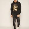VERSACE JEANS COUTURE Hooded Sweatshirt Spring Fall Men's Black B7GZA7EC-30310-K42
