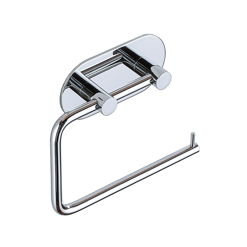 Stainless Steel Self Adhesive Toilet Paper Holder No Drilll Wc Wall Tissue Storage Bathroom Accessories Organization