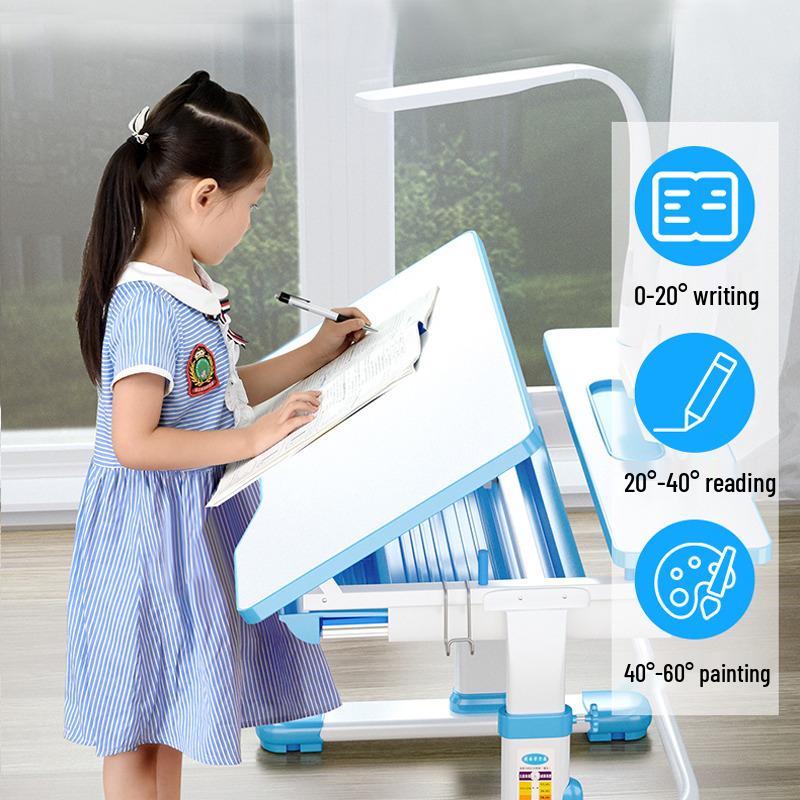 Tongben Shi 80CM Child's Adjustable Study Desk & Chair Set with Posture and Eye Protection