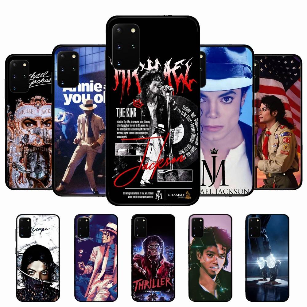 Pop Singer Michael Jackson Phone Case For Samsung S 24 Fe 25 Ultra Plus 20 Lite 21 30 22 23 24 22 Ultra 5G Fundas