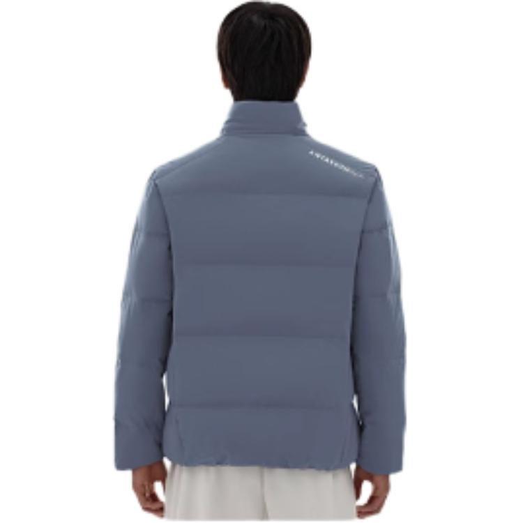 ANTA Variety Training Collection Down Jackets Men's Gray Stand Collar Thickened Other 952247944-3