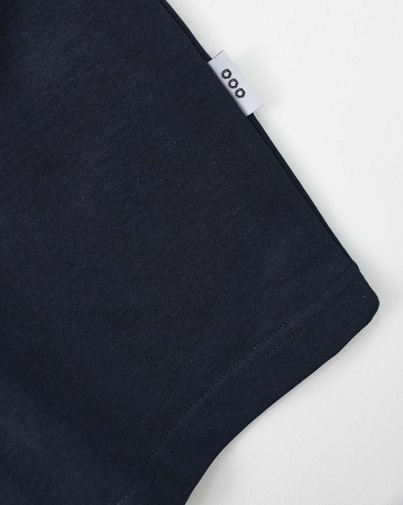 999Hyumeoniti Evd Logo Half T-Shirt (Dark Navy)