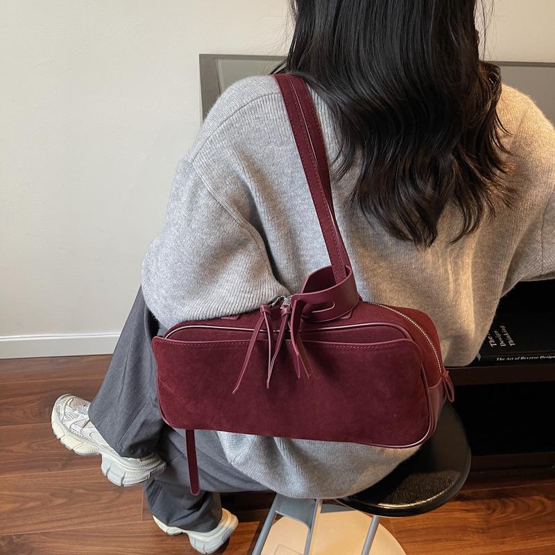 Retro Bag Women's Large Capacity 2025 New Autumn and Winter Versatile Casual Shoulder Underarm Bag Work Commuter Pillow Bag