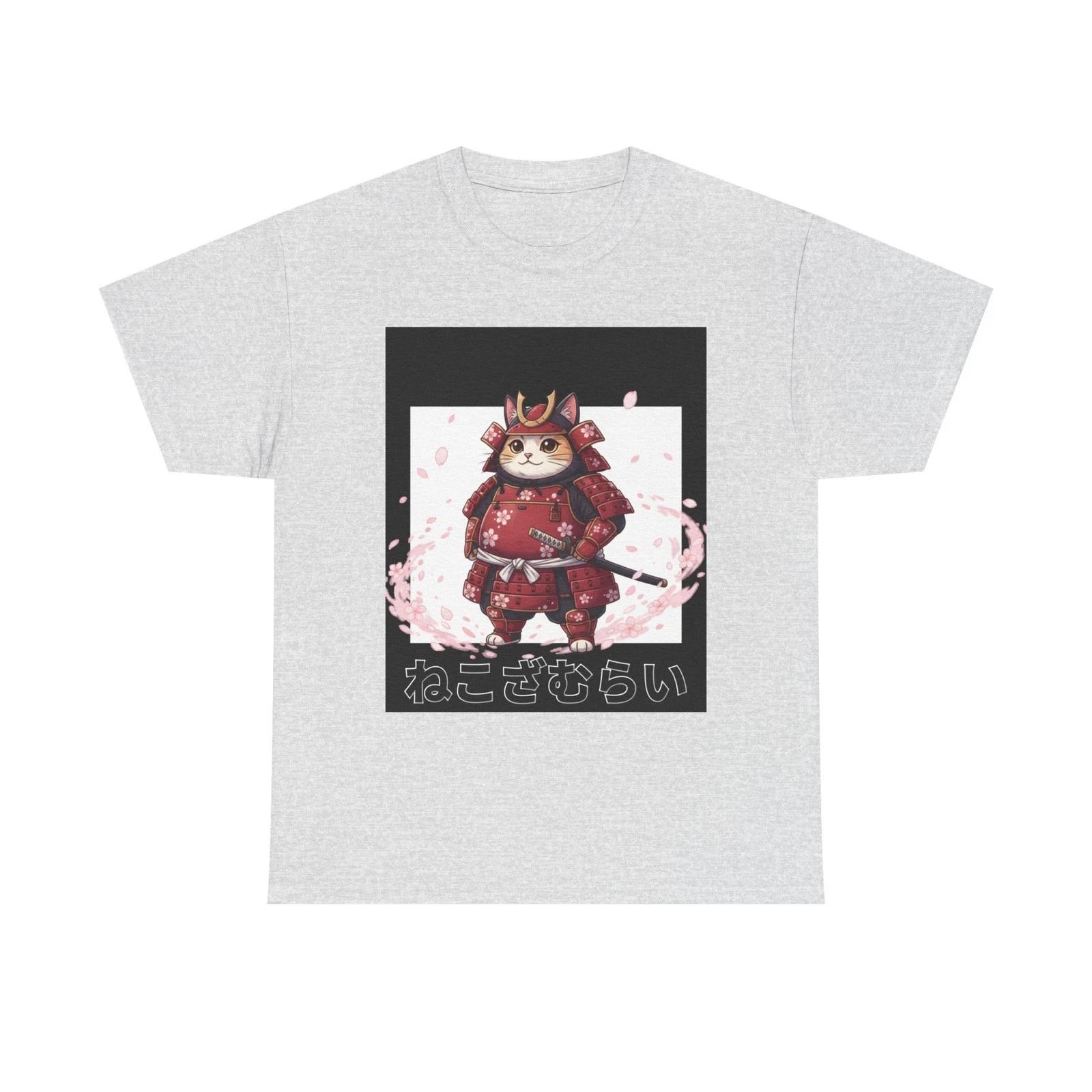 

Cute Japanese Kawaii T-Shirt - Samurai Warrior Motif L