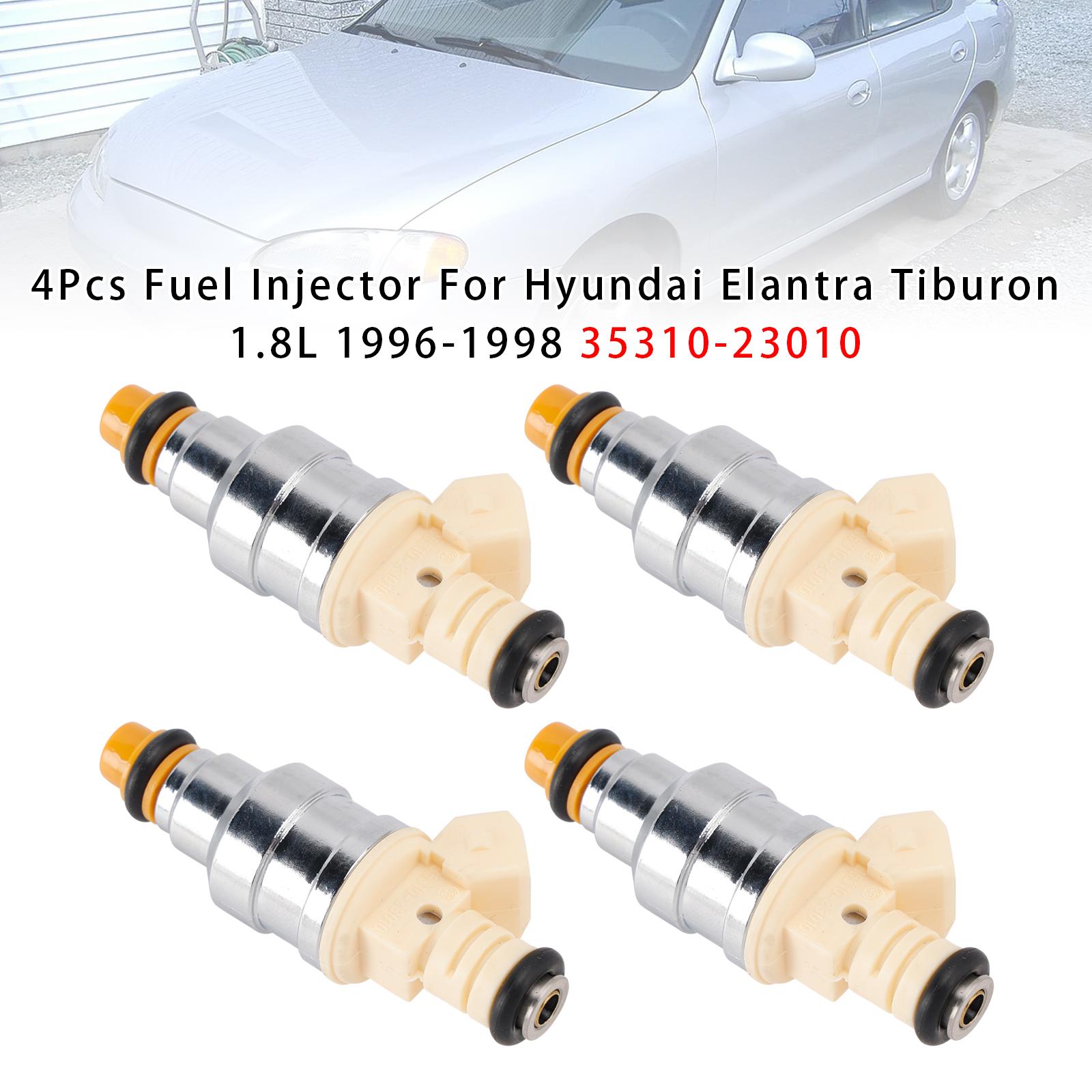 

4Pcs Fuel Injector For Hyundai Elantra Tiburon 1.8L 1996-1998 35310-23010