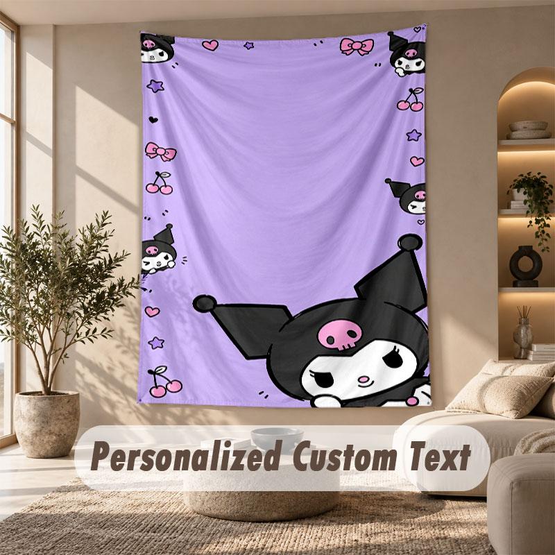 Wall Hanging Tapestry Art Cloth Bedroom Room Background DecorKuromi