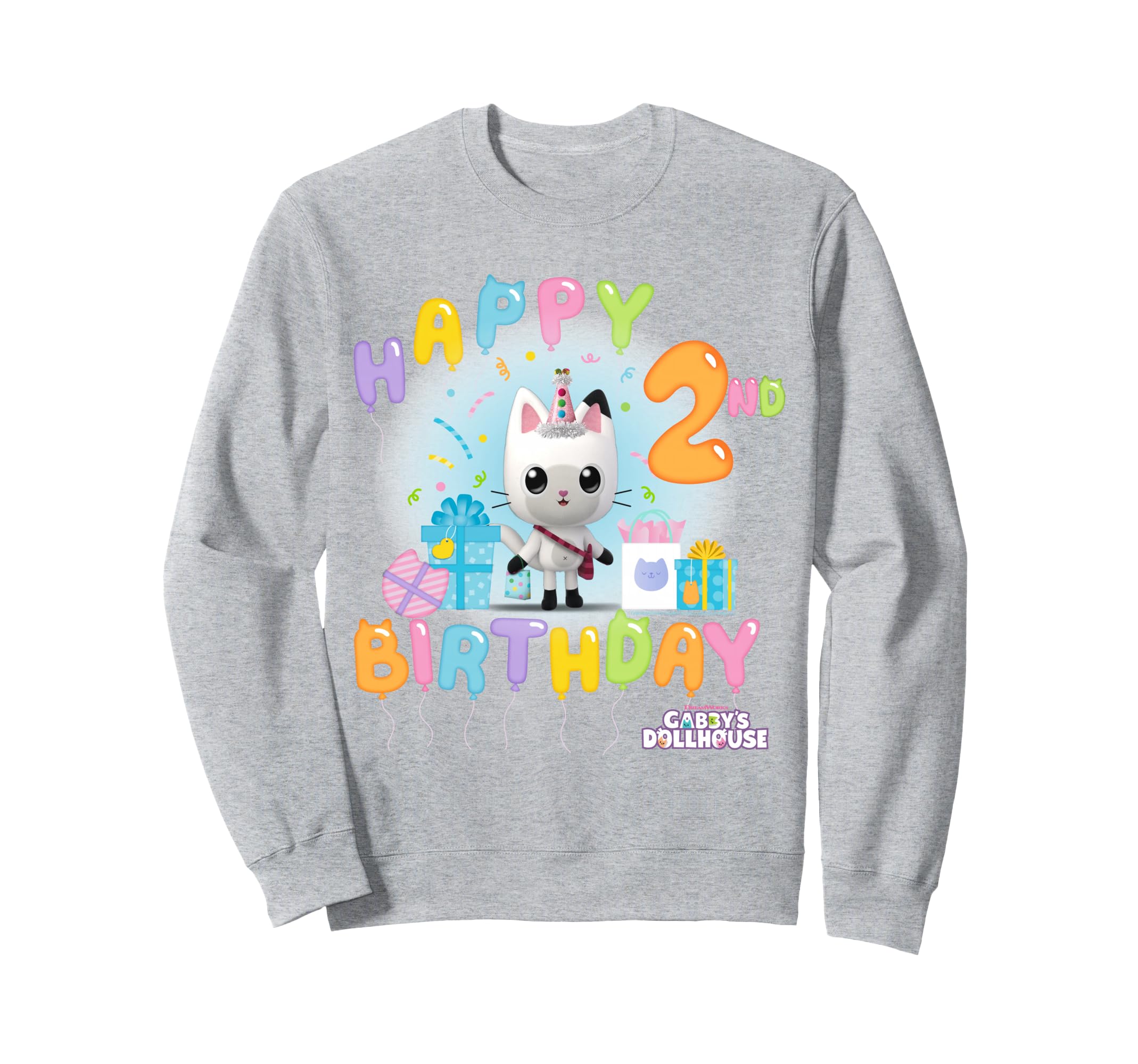 

DreamWorks Gabby s Dollhouse Happy 2nd Birthday Sweatshirt