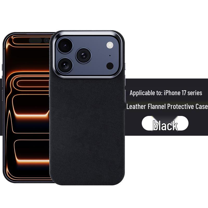 Leather Flannel Fashionable Case for iPhone 17 Series