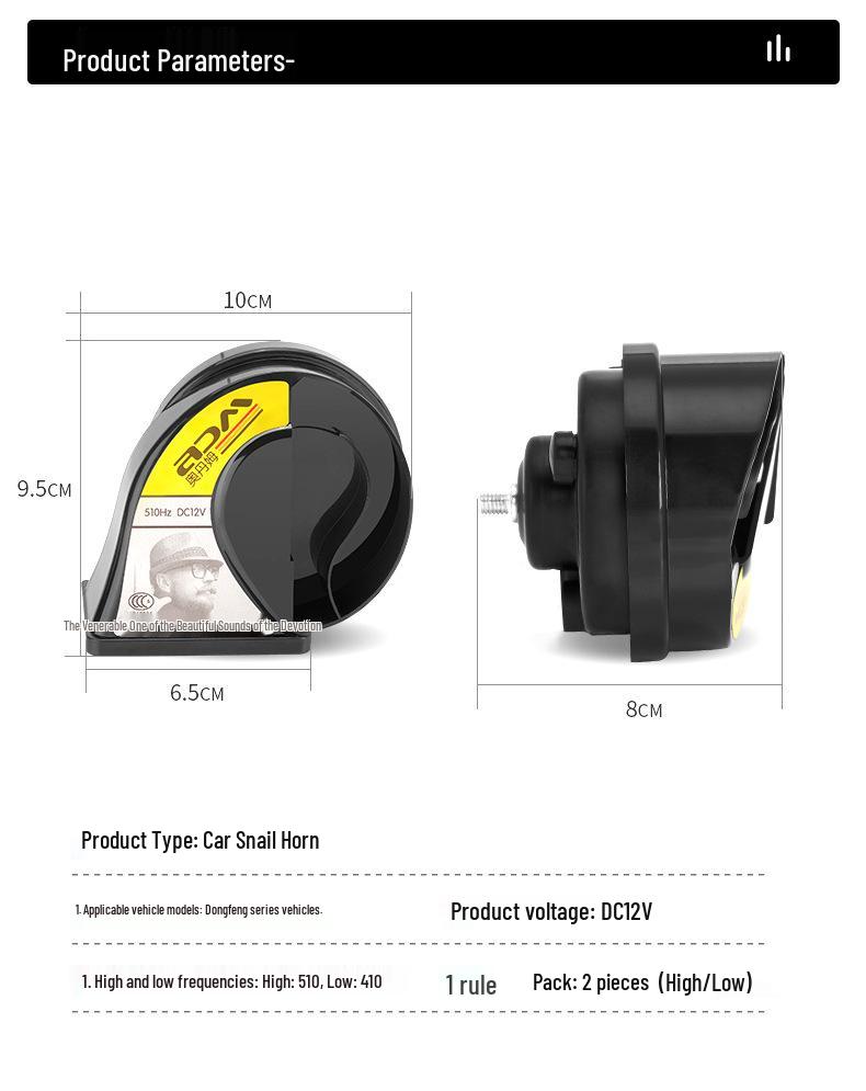 Custom Car Horn for JMC Models: Teshun, Baodian, New Quan Shun, Kaiyun, Shunda