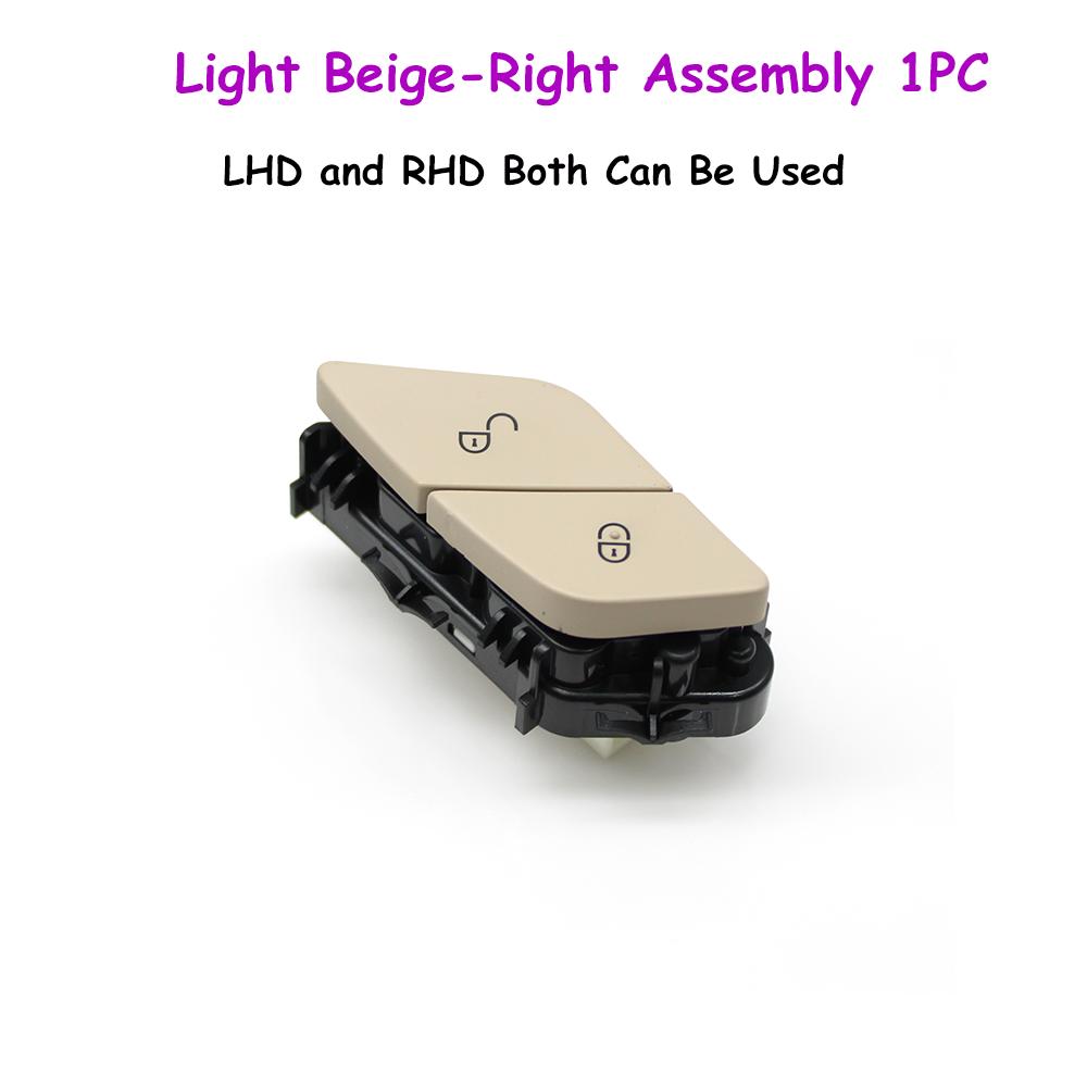 

W205 X253 W257 W222 W217 W213 W238 X290 Car Interior Left Right Door Lock Release Unlock Switch Assembly For Mercedes Benz Light Beige-Right