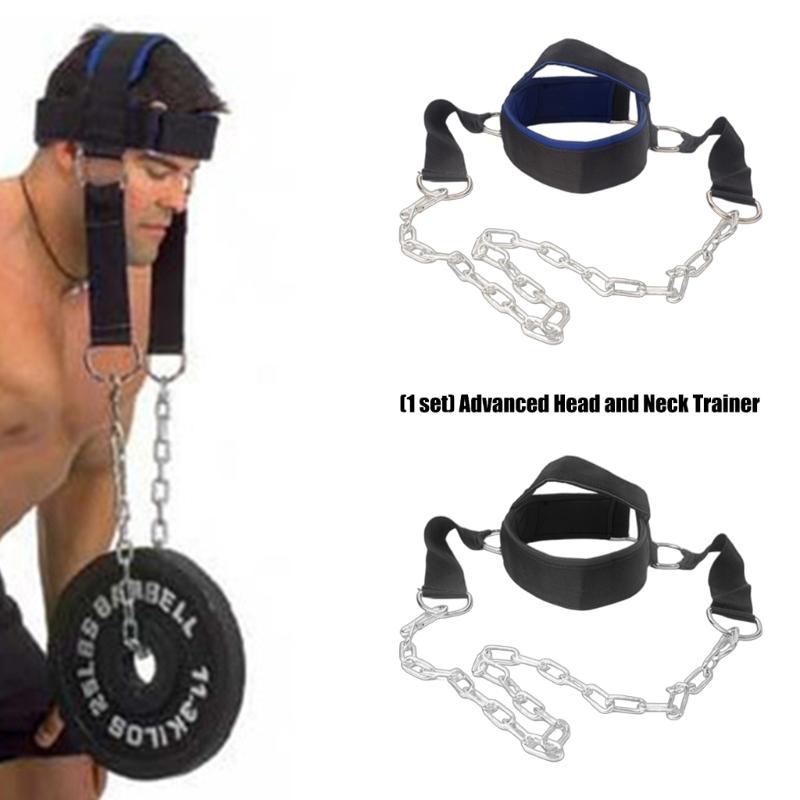 Adjustable Neck Harness Sports Neck Training Exerciser Head Harness Exerciser Head Training Belt Fitness Accessories