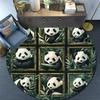 Pandas Round Area Rug,Carpet Rug for Living Room Bedroom Sofa Playroom Decor,Non-slip Floor Mat
