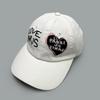 Korean Street Embroidered Letters Love Baseball Hats New Men Women Sunshade Personal Versatile Ins Fashion Couple Peaked Caps