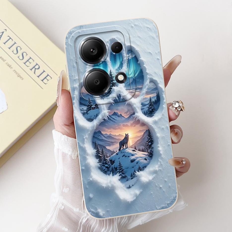 For Xiaomi Redmi Note 13 4G Case Note13 Pro Cute Fashion Candy Painted Cover Soft TPU Phone Case For Redmi Note 13 Pro Plus Bags