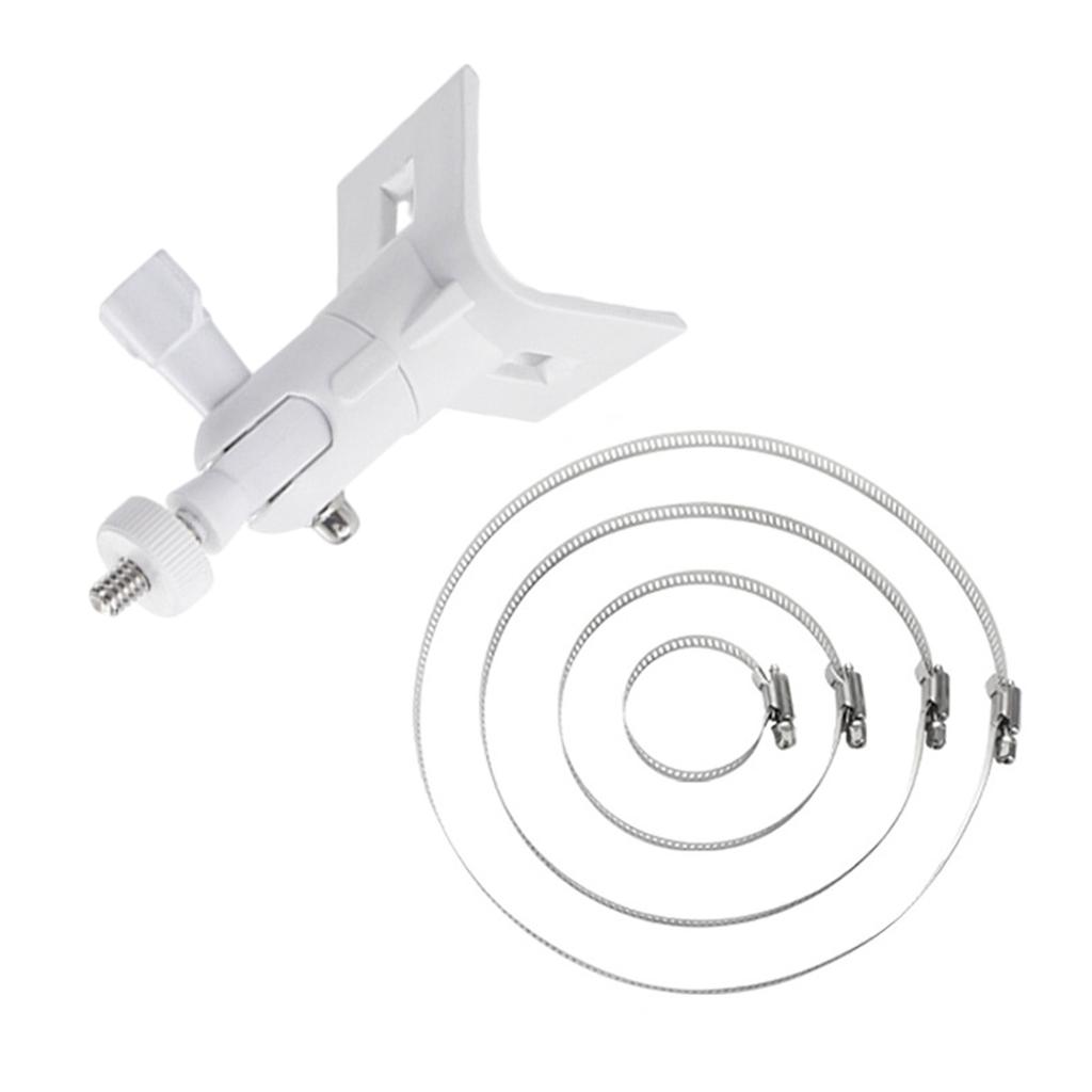 Surveillance CCTV Camera 360 Degree Pole Hoop Mount Bracket Round Rings Adjustable Stainless Steel Hose Clamp Hoop