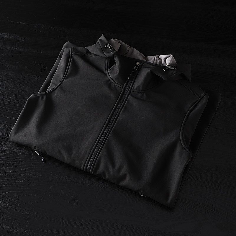 Outdoor Windproof Mid Length Long Length Export Soft Shell Jacket