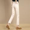 Women's High-Waist Cropped Straight-Leg Jeans