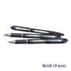 UNI-BALL Jetstream SX-210 1.0mm Roller Ball Pen Blue Ink Pack of 3 for Office Home School Use
