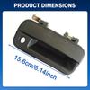Front Left/Right Exterior Outer Door Handle Black for Hyundai Excel 1990 1991 1992 1993 1994 82650-24010 82660-24010