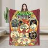 Gioco P-Plants-vs-Zombie Coperte Morbide Calde Coperta Plaid Peluche da Picnic Morbida Coperta Plaid da Divano Letto Copridivano Letto