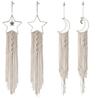2pcs Macrame Wall Hanging Star Moon Dream Catcher Tapestry Bohemian Home Decor For Children s Room Home Wedding Ornament Craft Gift
