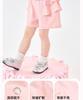 B. Duck Yellow Duck Children's Clothing with Ruffle Edge Design, Girls' Pink Casual Summer Shorts