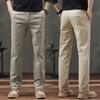 Men's High-End Breathable Cotton Casual Pants - Loose, Straight, Trendy Summer Style