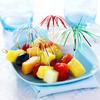 100 PCS Firework Cupcake Toppers Foil Frill Toothpicks Holiday Cake Decorations 9 Inch Food Picks for Graduation Party Supplies