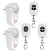 433Mhz Wireless Smart Outlet Remote Control Socket EU FR Waterproof Remote 15A 110V 220V RF Plug for Home Appliances Lamp ON OFF