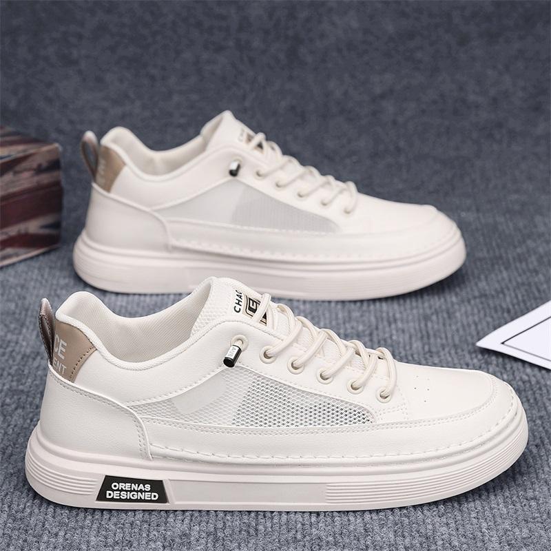 Men's Breathable Classic Casual Shoes Summer Soft-sole Non-slip Flat Shoes Outdoor Walking Shoes Fashion Youth Sports Board Shoe