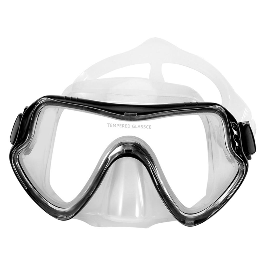 Scuba Snorkel Mask Freediving Mask Anti-Fog Swimming Goggles Wide View Diving Mask for Scuba Diving & Snorkeling