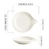 Kitchen Storage Spoon Holder in a Water Droplet Shape, Ceramic Long-Handled Spoon Rack, Suitable for Soup Spoons, Small Spoons, And Large Spoons
